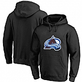 Colorado Avalanche Black All Stitched Pullover Hoodie,baseball caps,new era cap wholesale,wholesale hats